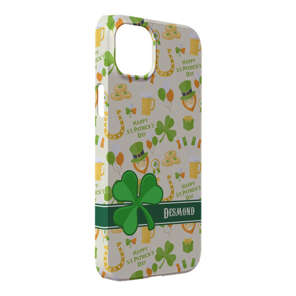 Custom St. Patrick's Day iPhone Case - Plastic - iPhone 14 Pro Max (Personalized)