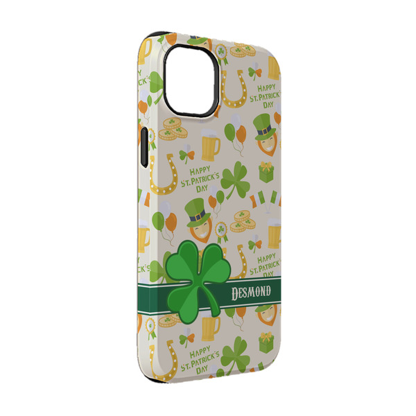 Custom St. Patrick's Day iPhone Case - Rubber Lined - iPhone 14 Pro (Personalized)
