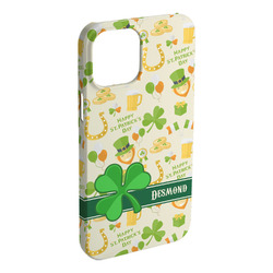 St. Patrick's Day iPhone Case - Plastic - iPhone 15 Pro Max (Personalized)