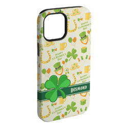 St. Patrick's Day iPhone Case - Rubber Lined (Personalized)