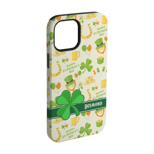Custom St. Patrick's Day iPhone Case - Rubber Lined - iPhone 15 Pro (Personalized)