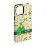 St. Patrick's Day iPhone Case - Rubber Lined - iPhone 15 (Personalized)
