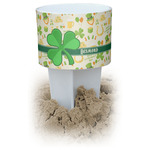 St. Patrick's Day White Beach Spiker Drink Holder (Personalized)