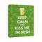 Kiss Me I'm Irish 11x14 - Canvas Print - Angled View
