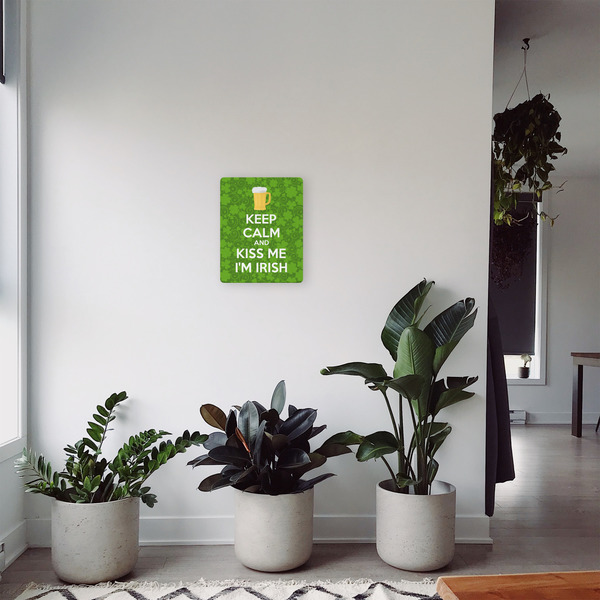 Kiss Me I'm Irish 11x14 - Canvas Print - In Context