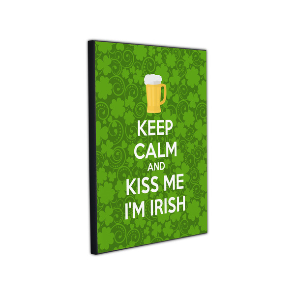 Kiss Me I'm Irish 11x14 Wood Print - Angle View