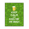Kiss Me I'm Irish Wood Print - 11x14