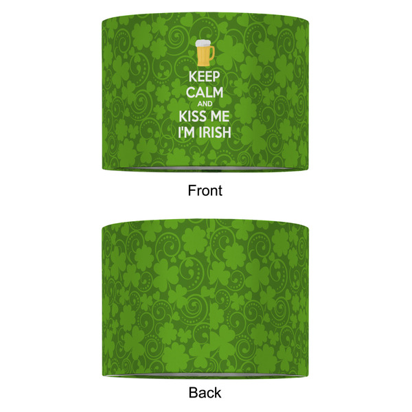 Kiss Me I'm Irish 12" Drum Lampshade - APPROVAL (Fabric)