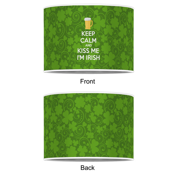 Kiss Me I'm Irish 12" Drum Lampshade - APPROVAL (Poly Film)