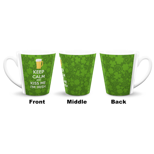 Kiss Me I'm Irish 12 Oz Latte Mug - Approval