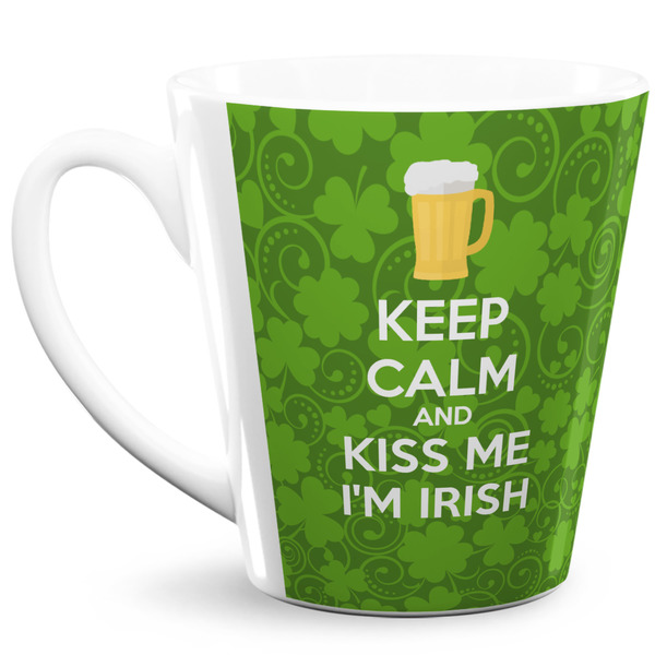 Custom Kiss Me I'm Irish 12 Oz Latte Mug