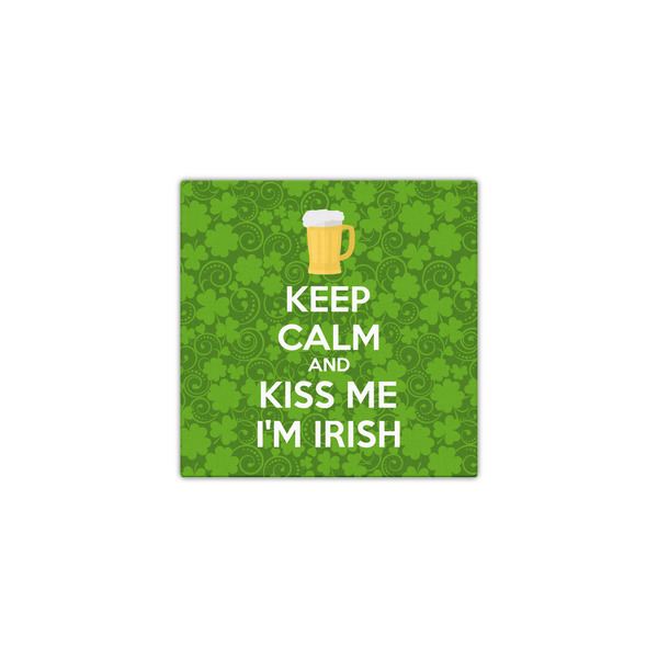 Kiss Me I'm Irish 12x12 - Canvas Print - Front View