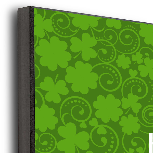 Kiss Me I'm Irish 12x12 Wood Print - Closeup