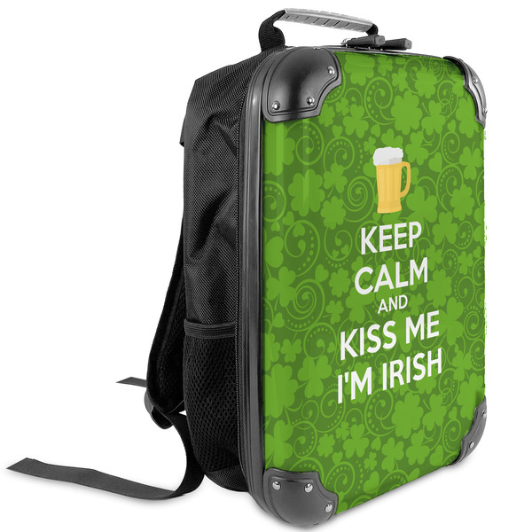 Custom Kiss Me I'm Irish Kids Hard Shell Backpack