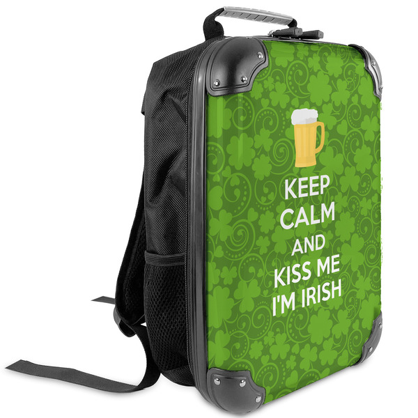 Custom Kiss Me I'm Irish Kids Hard Shell Backpack