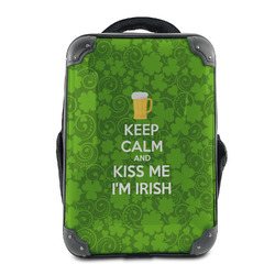 Kiss Me I'm Irish 15" Hard Shell Backpack