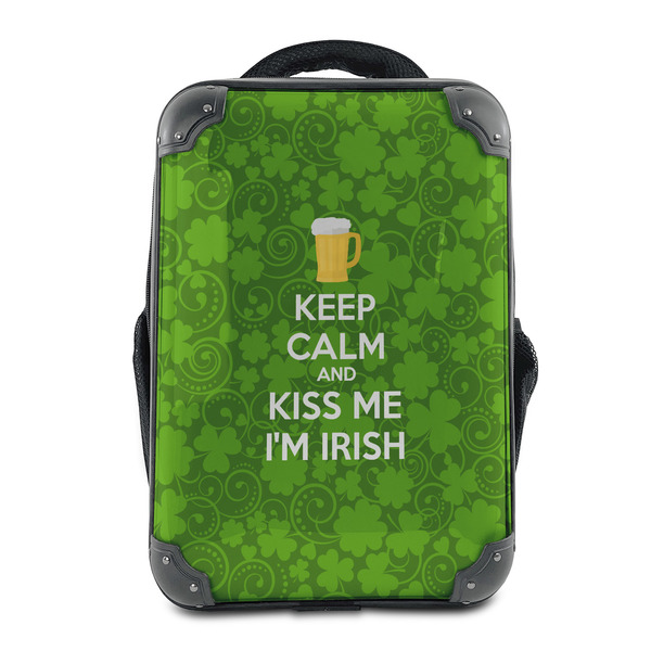 Custom Kiss Me I'm Irish 15" Hard Shell Backpack