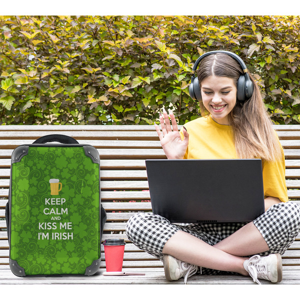 Kiss Me I'm Irish 15" Backpack - LIFESTYLE