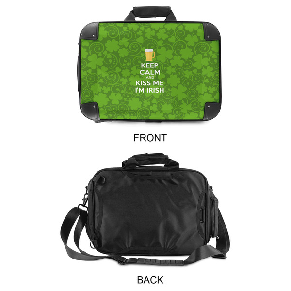 Kiss Me I'm Irish 15" Hard Shell Briefcase - APPROVAL