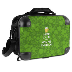 Kiss Me I'm Irish Hard Shell Briefcase