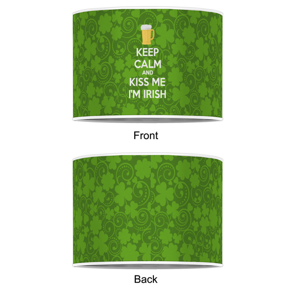 Kiss Me I'm Irish 16" Drum Lampshade - APPROVAL (Poly Film)