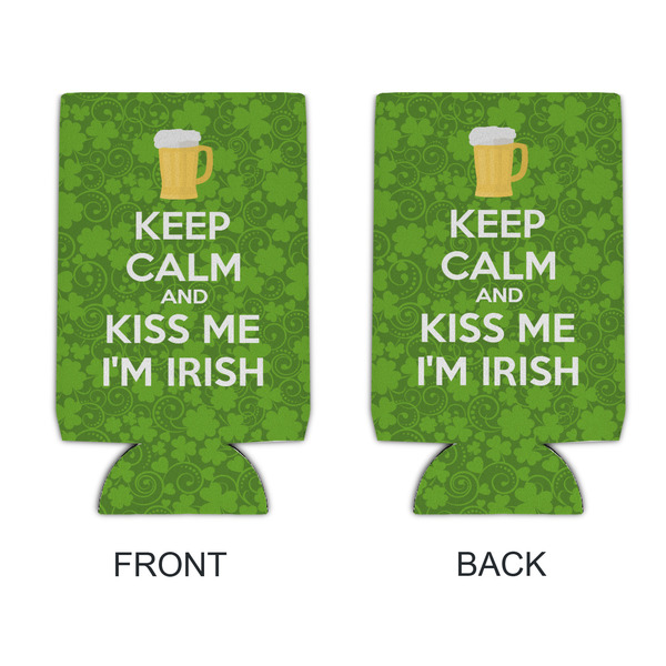 Kiss Me I'm Irish 16oz Can Sleeve - APPROVAL