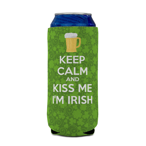 Kiss Me I'm Irish 16oz Can Sleeve - FRONT (on can)
