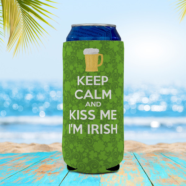 Kiss Me I'm Irish 16oz Can Sleeve - LIFESTYLE