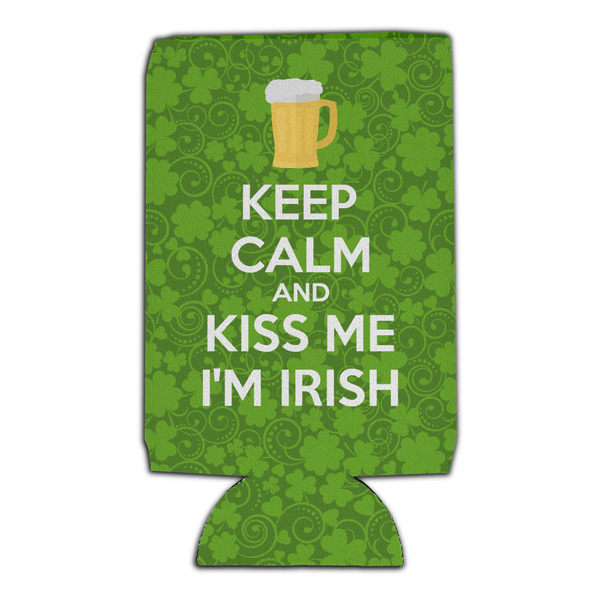 Kiss Me I'm Irish 16oz Can Sleeve - Set of 4 - FRONT