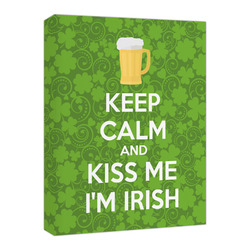 Kiss Me I'm Irish Canvas Print - 16x20