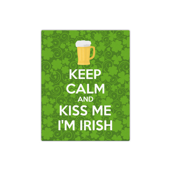 Kiss Me I'm Irish 16x20 - Canvas Print - Front View