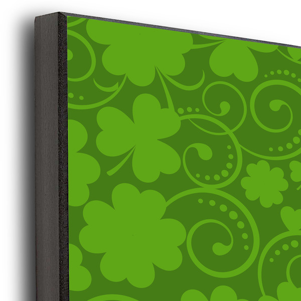 Kiss Me I'm Irish 16x20 Wood Print - Closeup