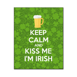 Kiss Me I'm Irish Wood Print - 16x20