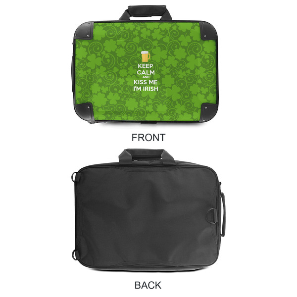 Kiss Me I'm Irish 18" Laptop Briefcase - APPROVAL