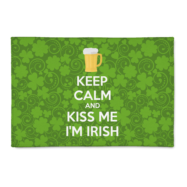 Custom Kiss Me I'm Irish 2' x 3' Indoor Area Rug