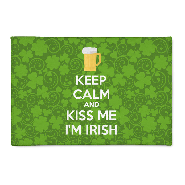Custom Kiss Me I'm Irish Patio Rug
