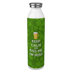 Kiss Me I'm Irish 20oz Stainless Steel Water Bottle - Full Print