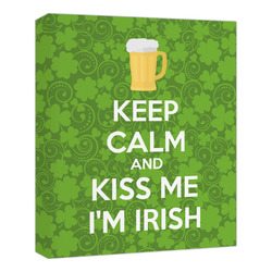 Kiss Me I'm Irish Canvas Print - 20x24