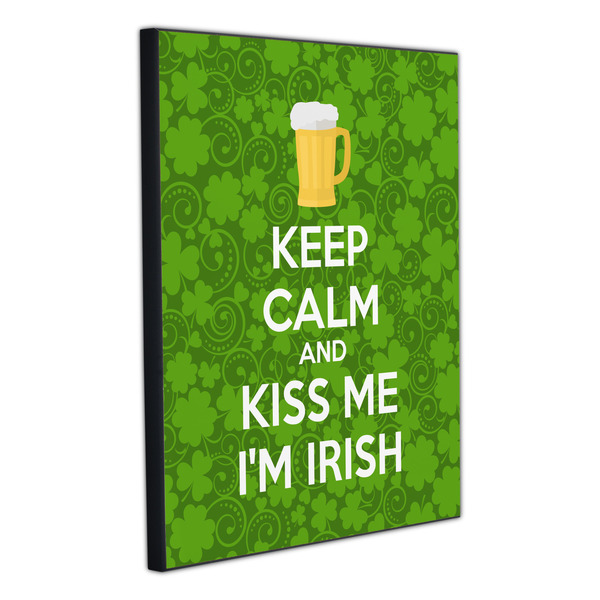 Kiss Me I'm Irish 20x24 Wood Print - Angle View