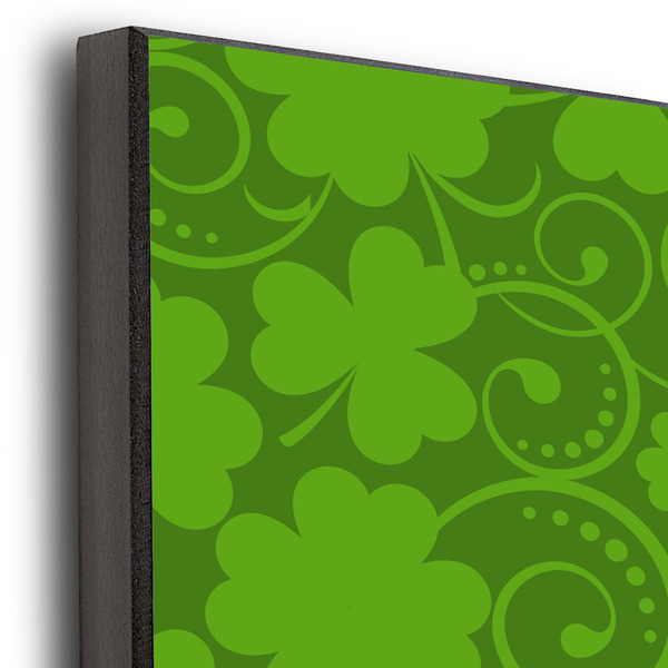 Kiss Me I'm Irish 20x24 Wood Print - Closeup