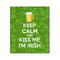 Kiss Me I'm Irish 20x24 Wood Print - Front View