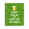 Kiss Me I'm Irish Wood Print - 20x24