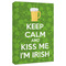Kiss Me I'm Irish 20x30 - Canvas Print - Angled View