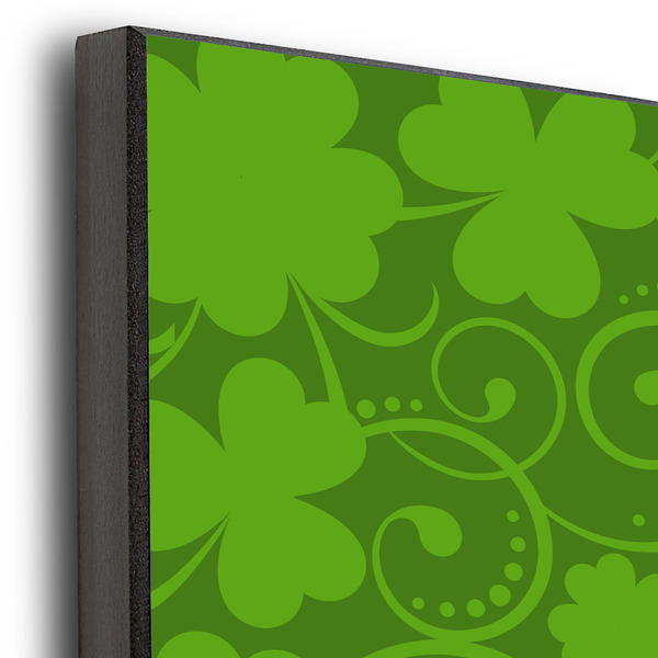 Kiss Me I'm Irish 20x30 Wood Print - Closeup