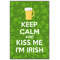 Kiss Me I'm Irish Wood Print - 20x30