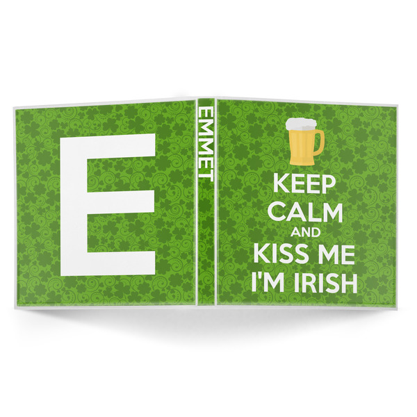 Kiss Me I'm Irish 3-Ring Binder Approval- 1in