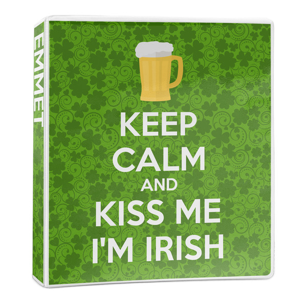 Kiss Me I'm Irish 3-Ring Binder Main- 1in
