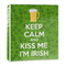Kiss Me I'm Irish 3-Ring Binder Main- 1in