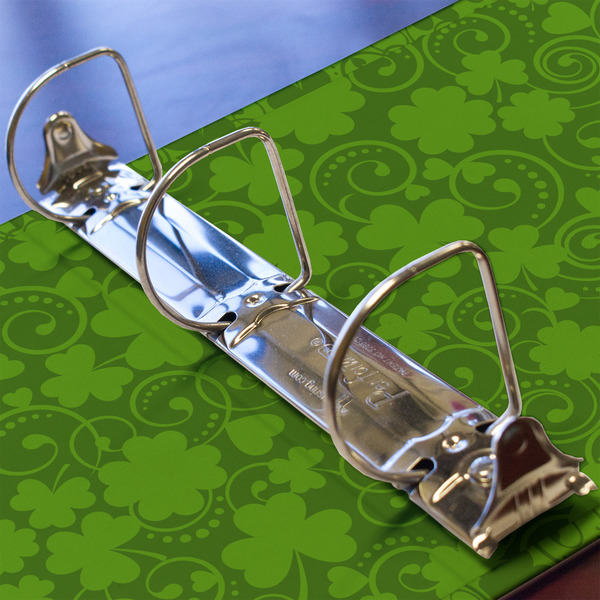 Kiss Me I'm Irish 3 Ring Binders - Full Wrap - 2" - DETAIL