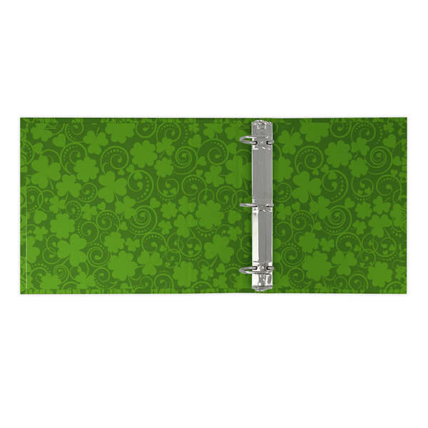 Kiss Me I'm Irish 3 Ring Binders - Full Wrap - 2" - OPEN INSIDE